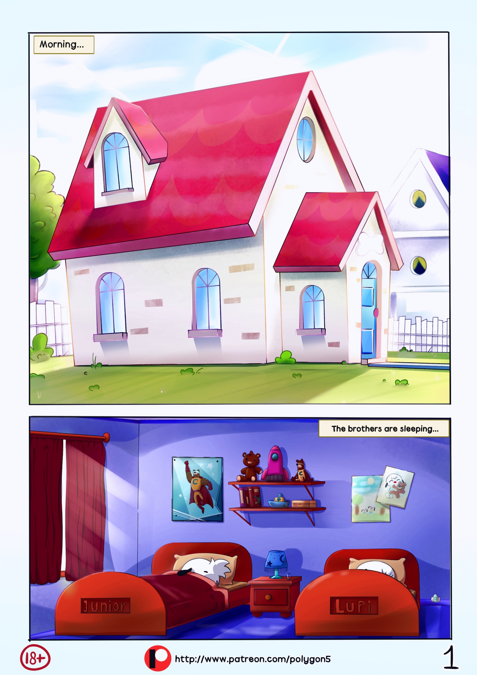 Two girls one sleepover porn comic