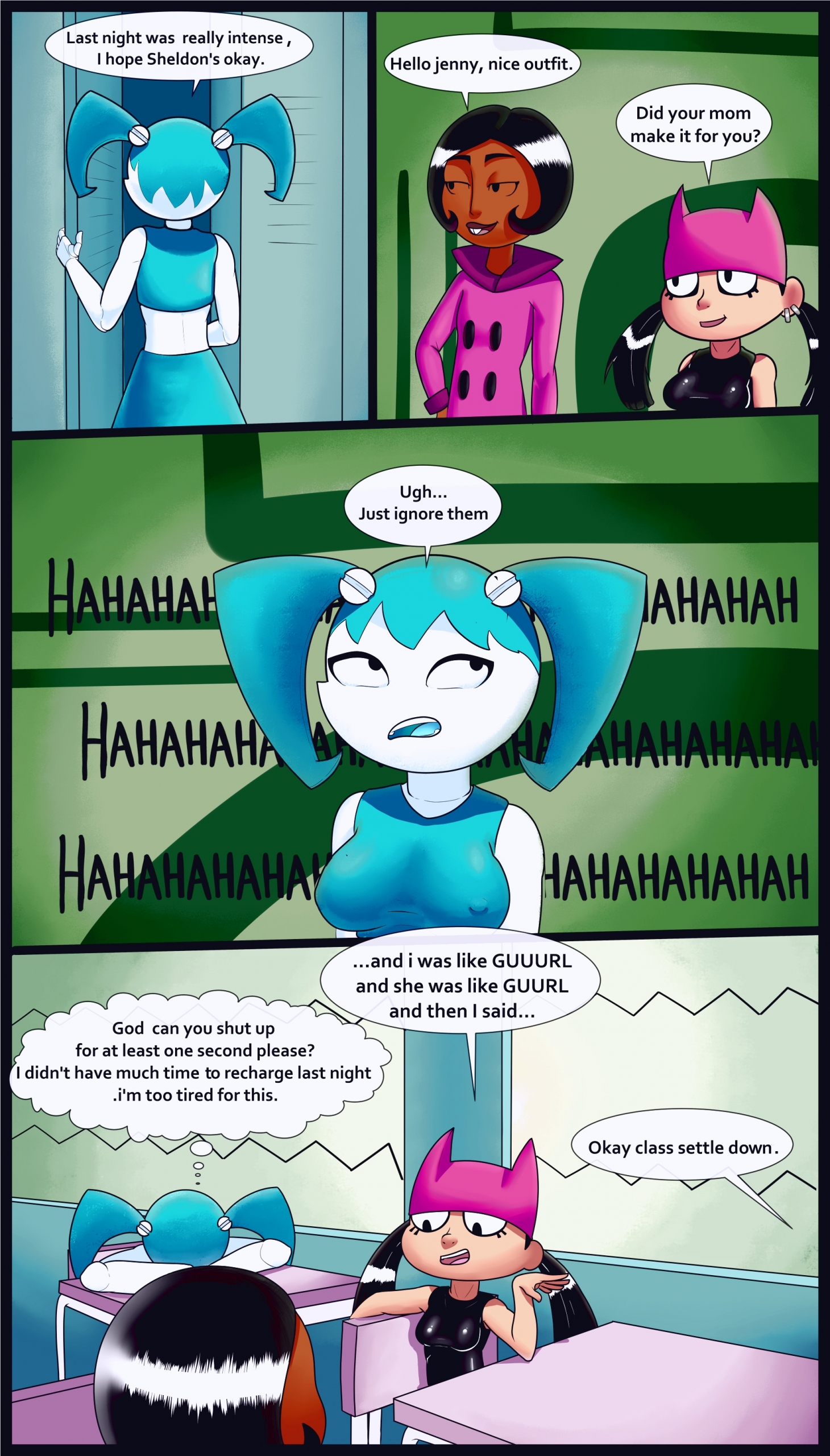 Teenage robot porn comic