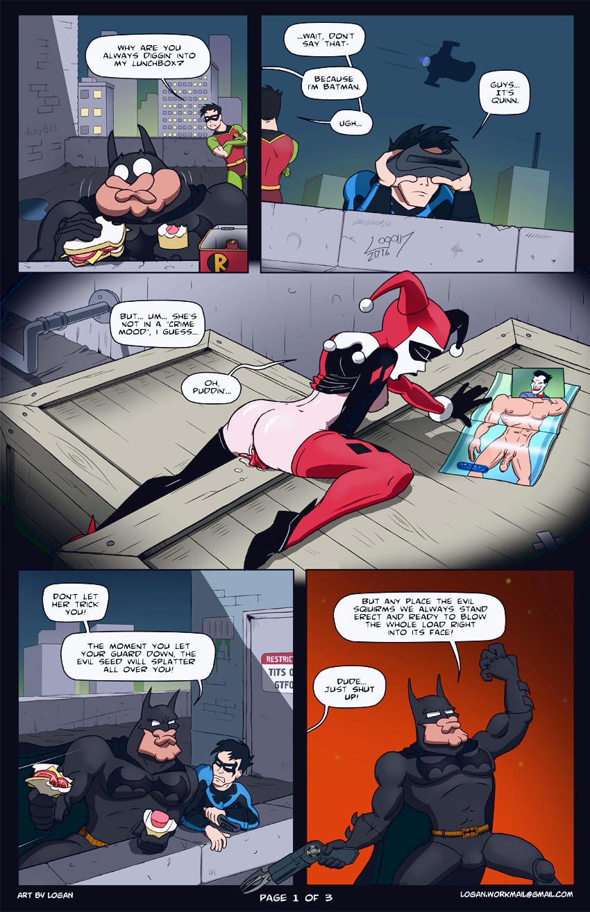 Batman cartoon porn