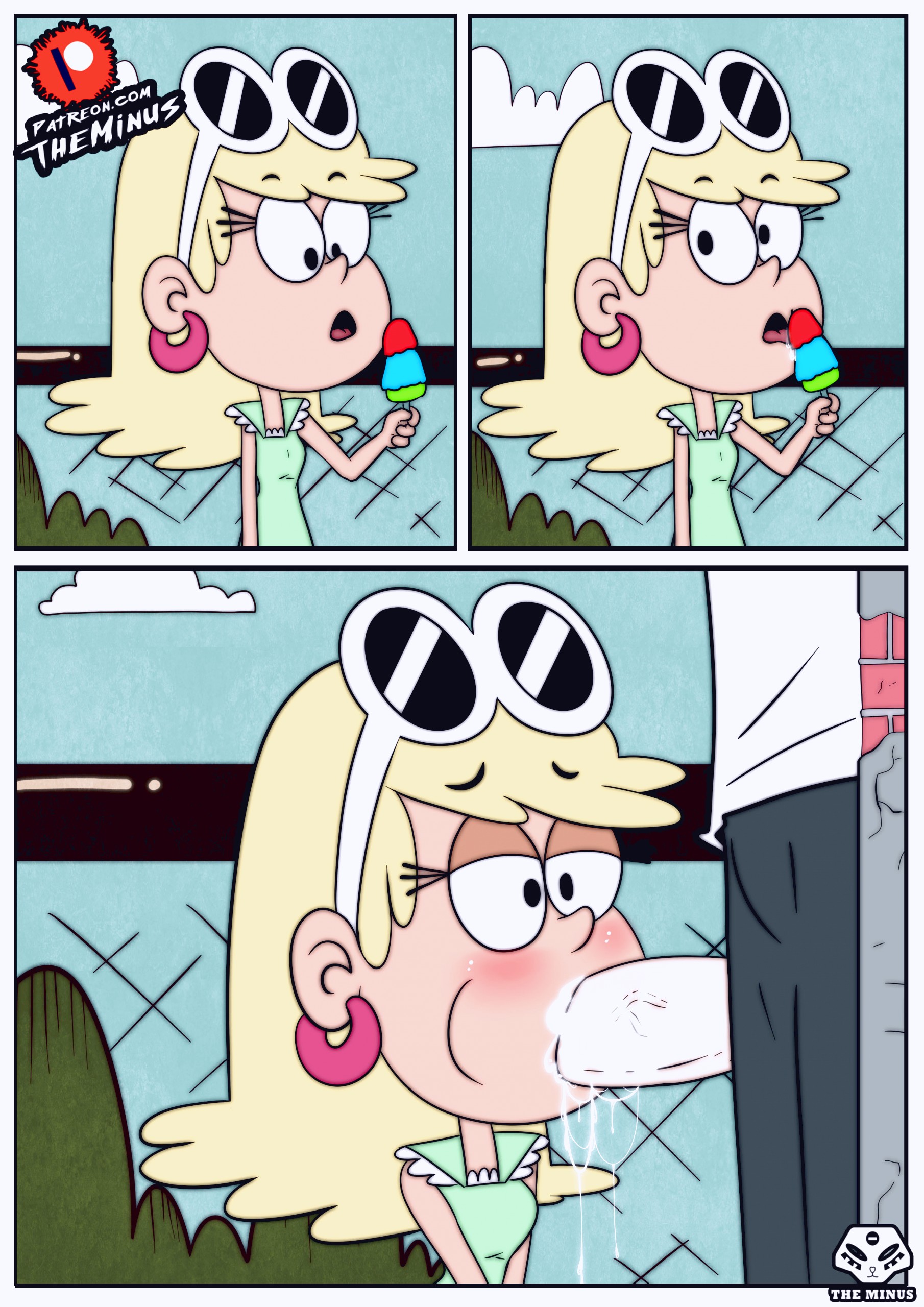 Leni Valentines Popsicle porn comic page 01 on category The Loud House
