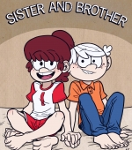 Sister and Brother porn comic page 01 on category The Loud House