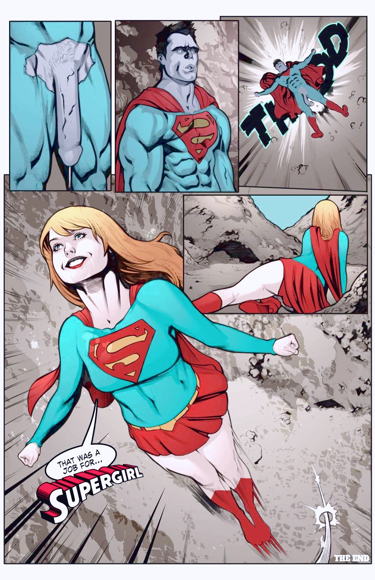 Comic supergirl porn after dark heroes