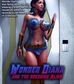 Wonder Diana and the Breeder 3D porn comic page 01