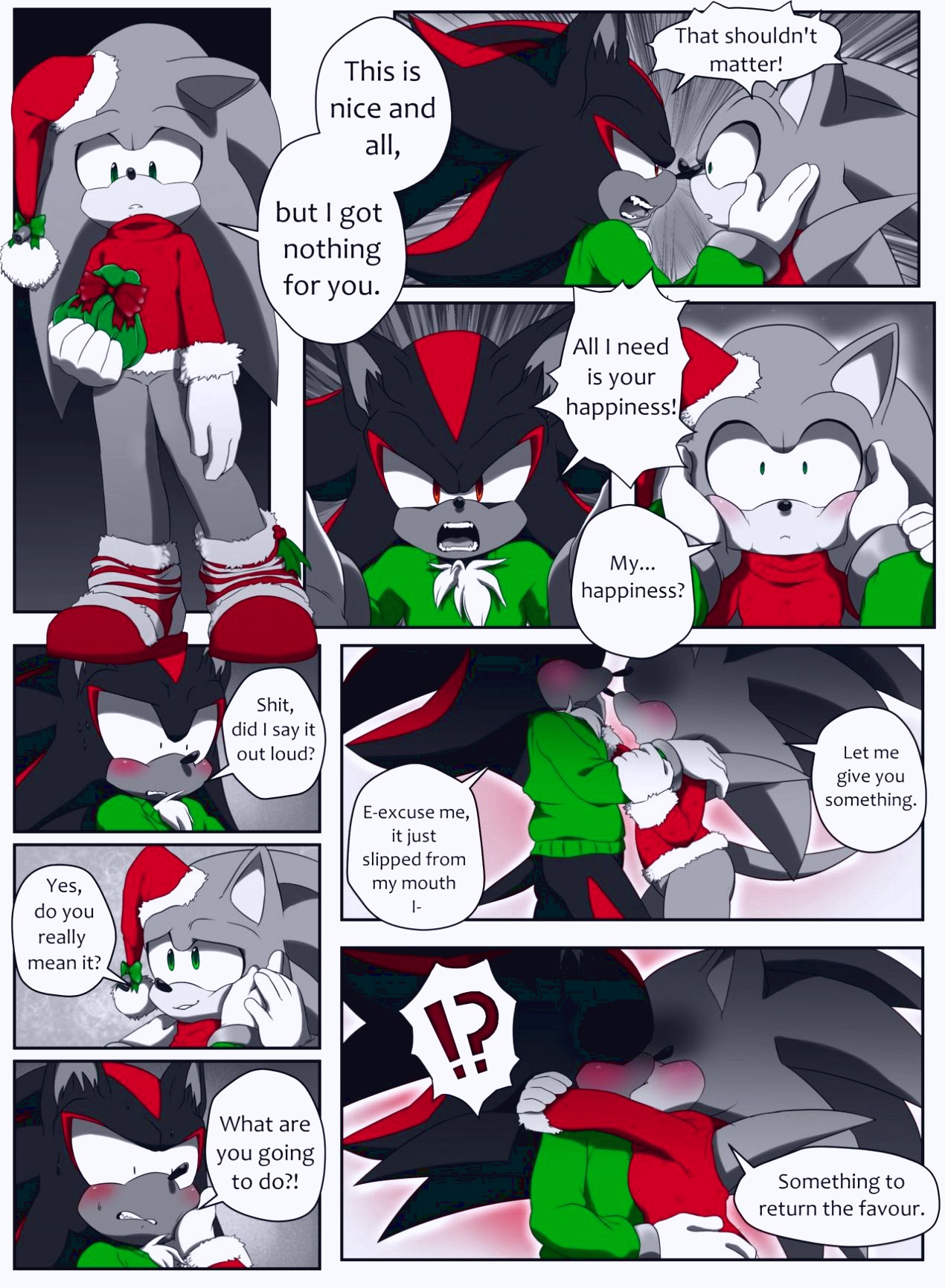 Sonic x shadow comic
