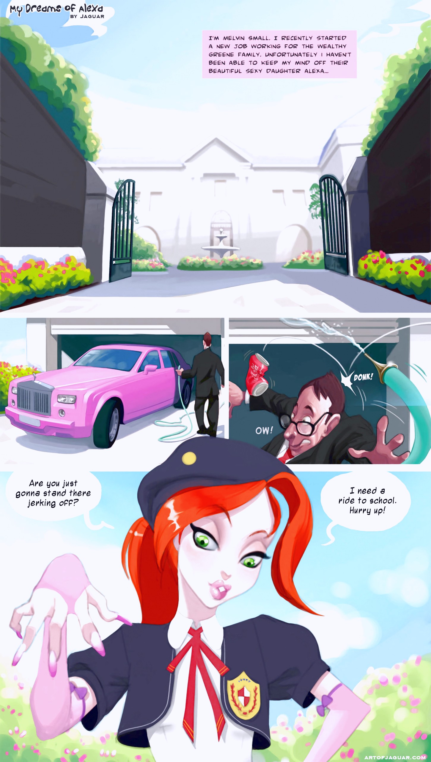 Rich bitch cartoon porn comic