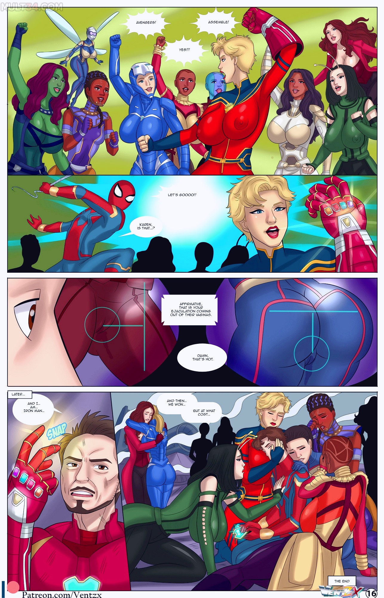 Avenger Xxx Cartoon - Avengers Halftime porn comic - the best cartoon porn comics, Rule 34 |  MULT34