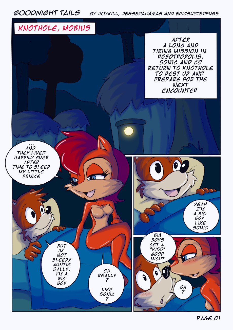 Goodnight Tails porn comic page 01 on category Sonic The Hedgehog