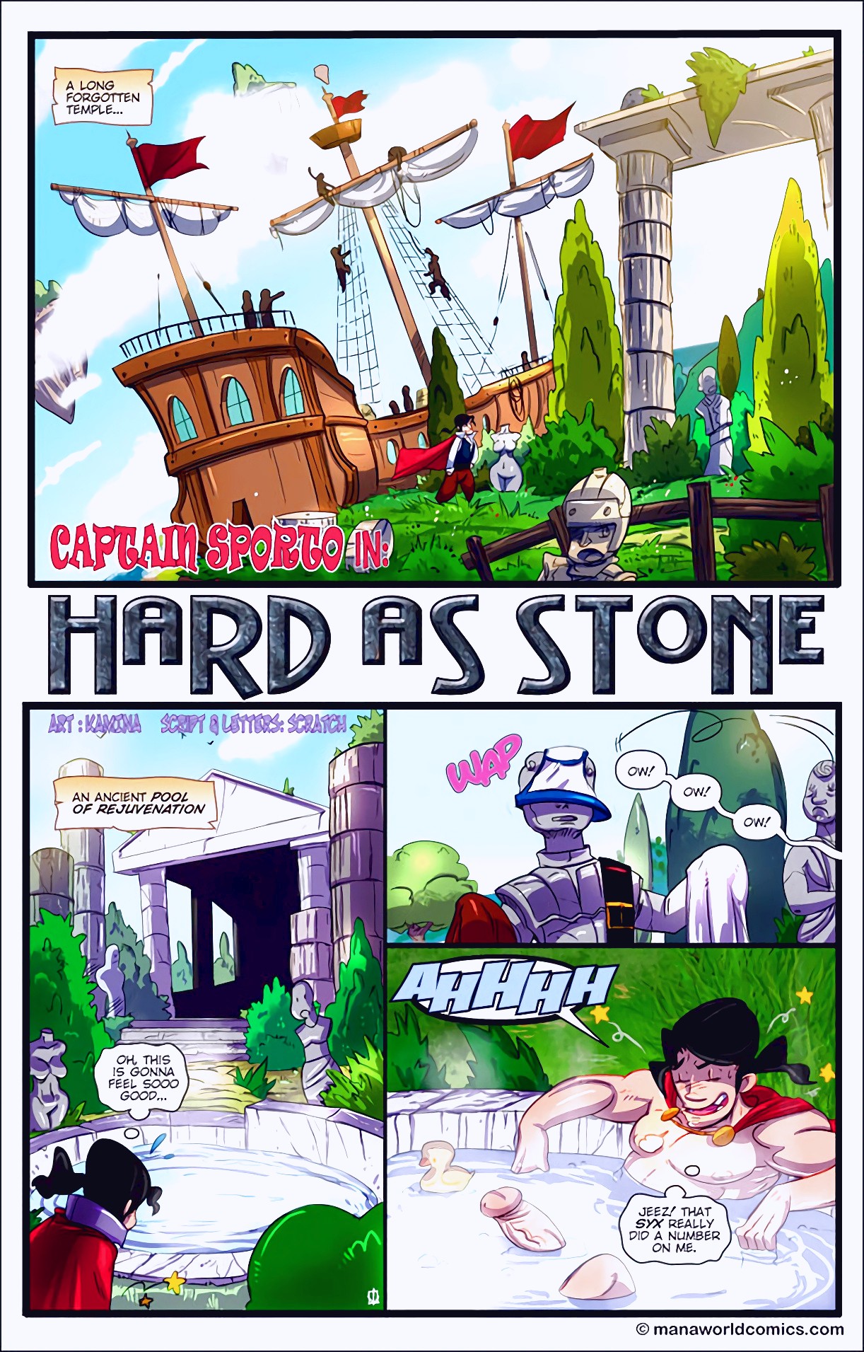 Hard as Stone porn comic page 01