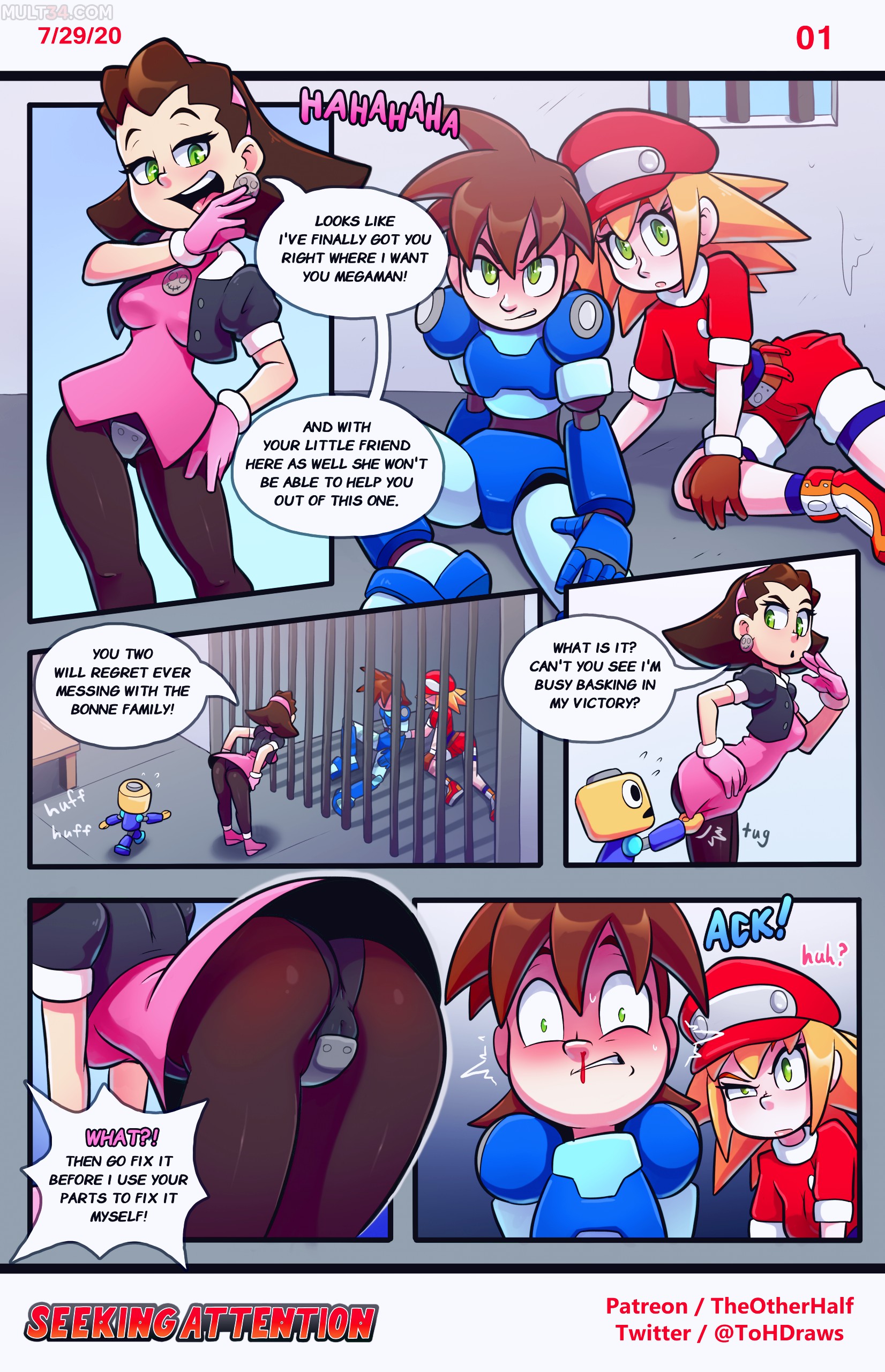 Megaman porn comics