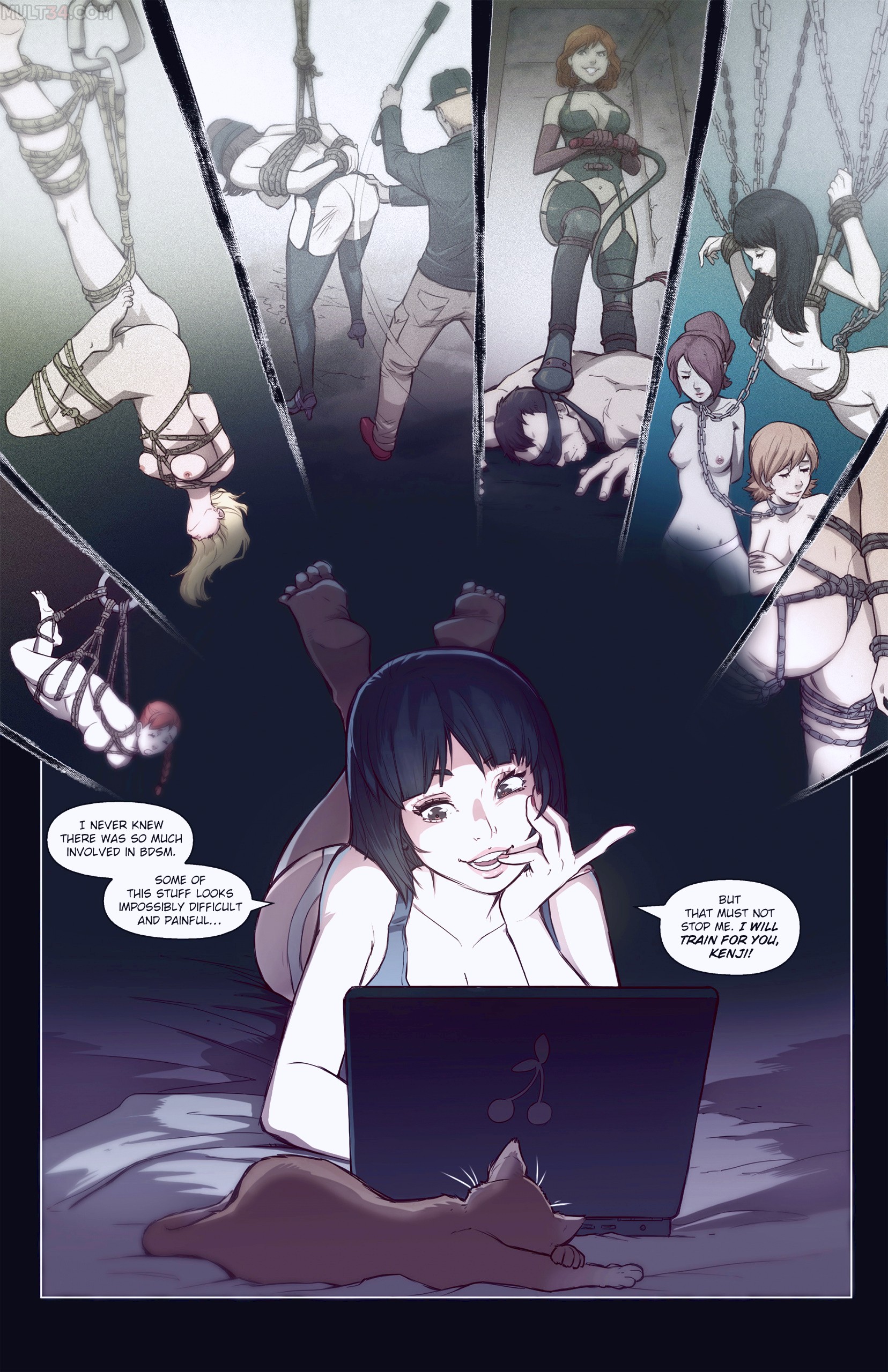 Bdsm anime comic