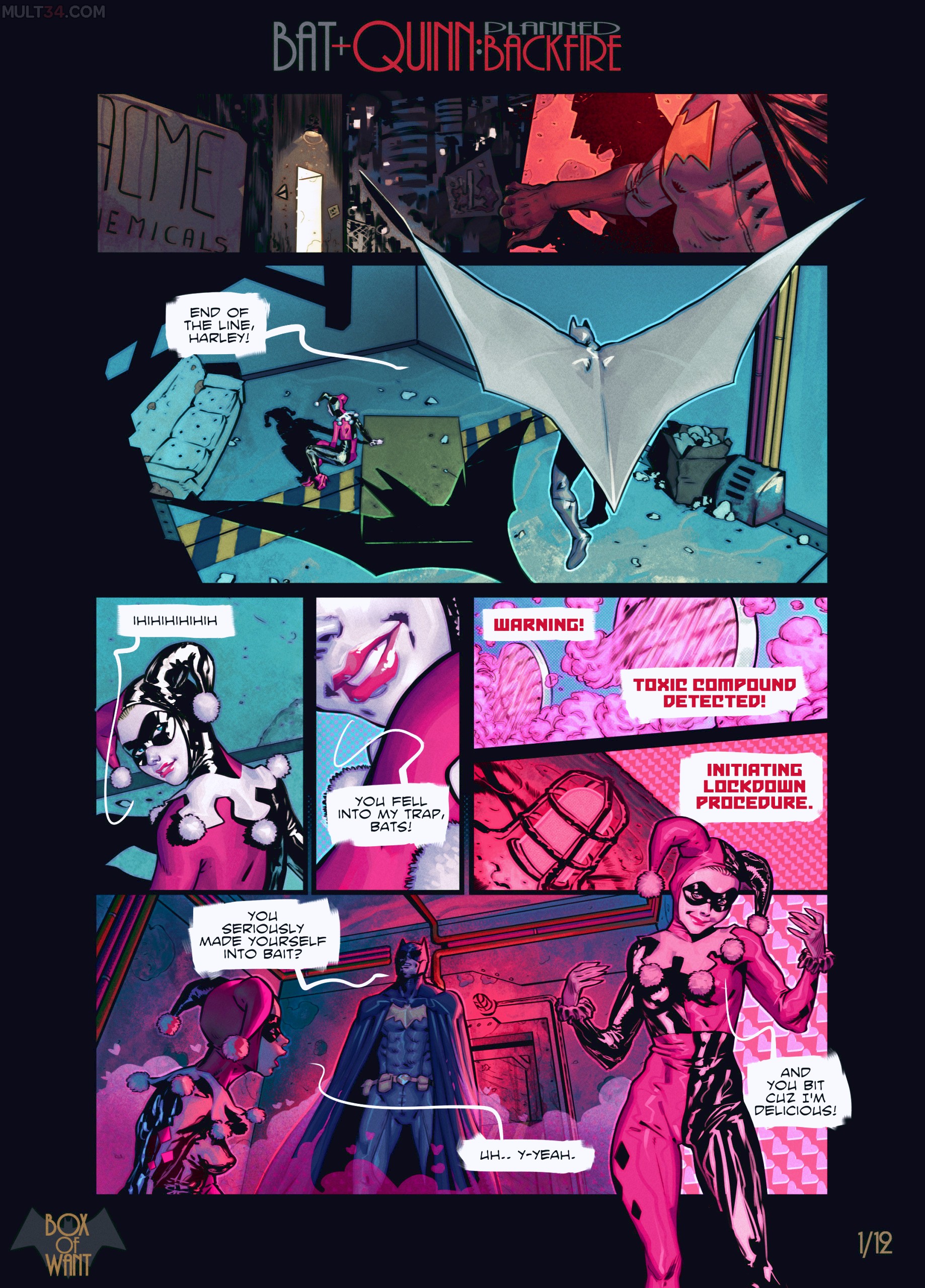 Planned Backfire porn comic page 01 on category Batman