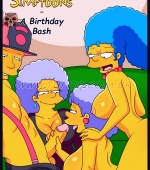The Birthday Bash porn comic page 01 on category The Simpsons