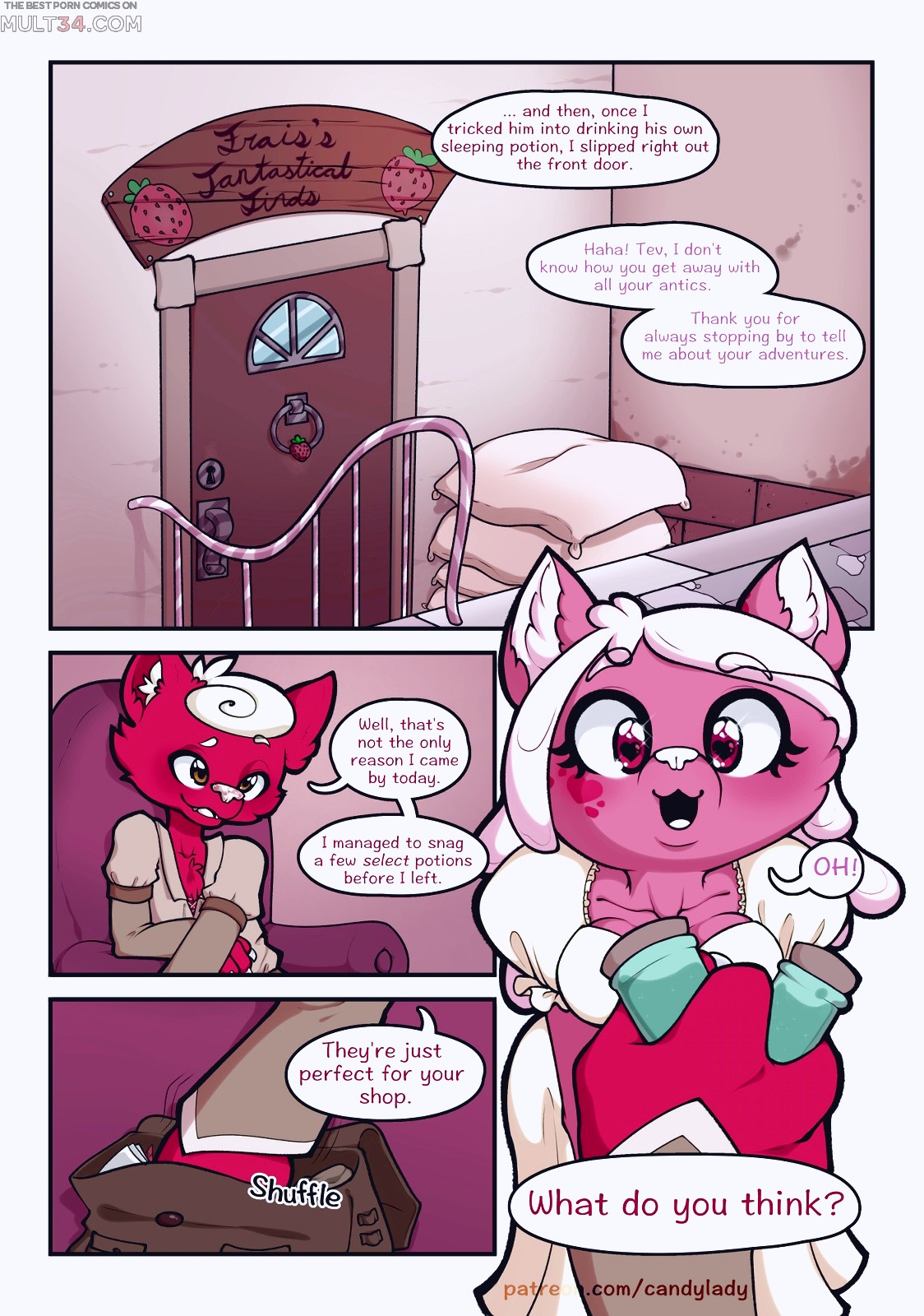 Frosting Filling furry porn comic page 01