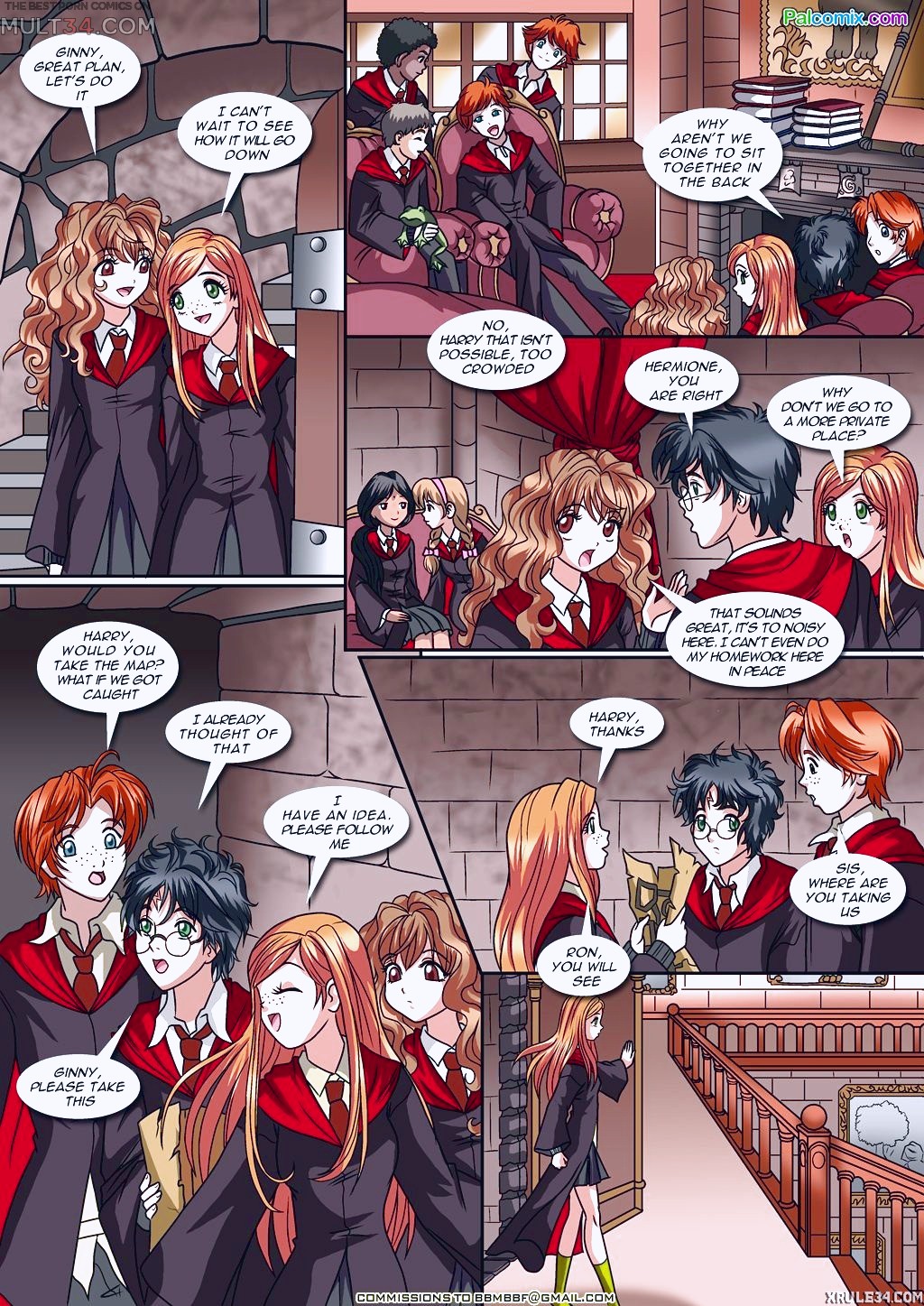 Harry potter fanart harry and ginny porn comics