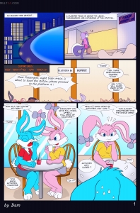 Toons on a Train porn comic page 01 on category Tiny Toon Adventures