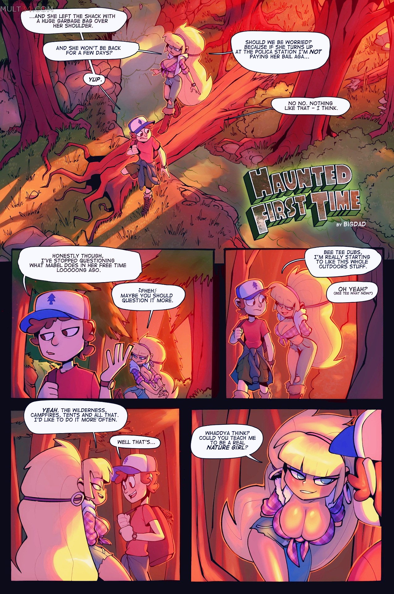 Gravity Falls Dipper And Pacifica Porn - Haunted First Time porn comic - the best cartoon porn comics, Rule 34 |  MULT34