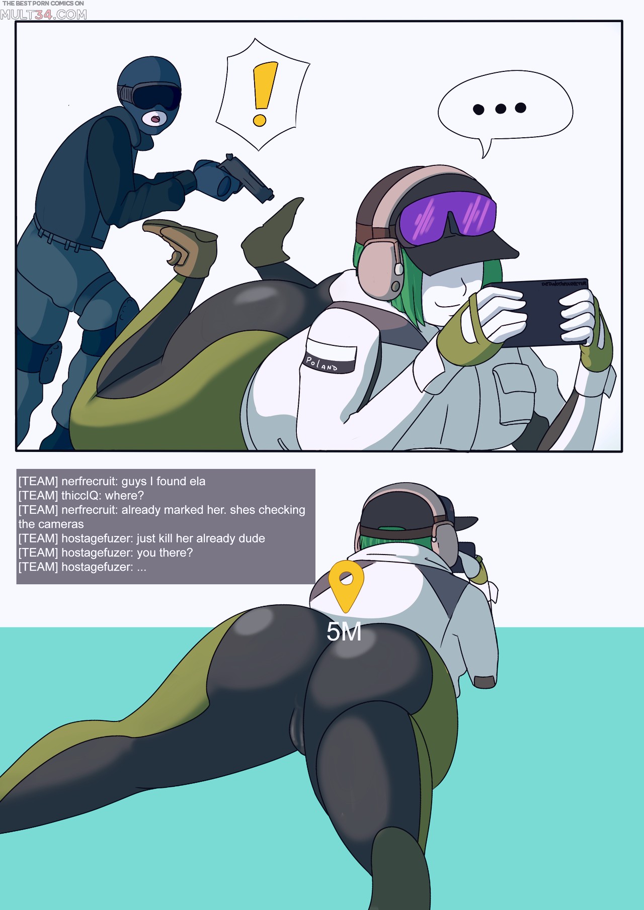 Ela Gets Used porn comic page 1 on category Tom Clancy’s Rainbow Six