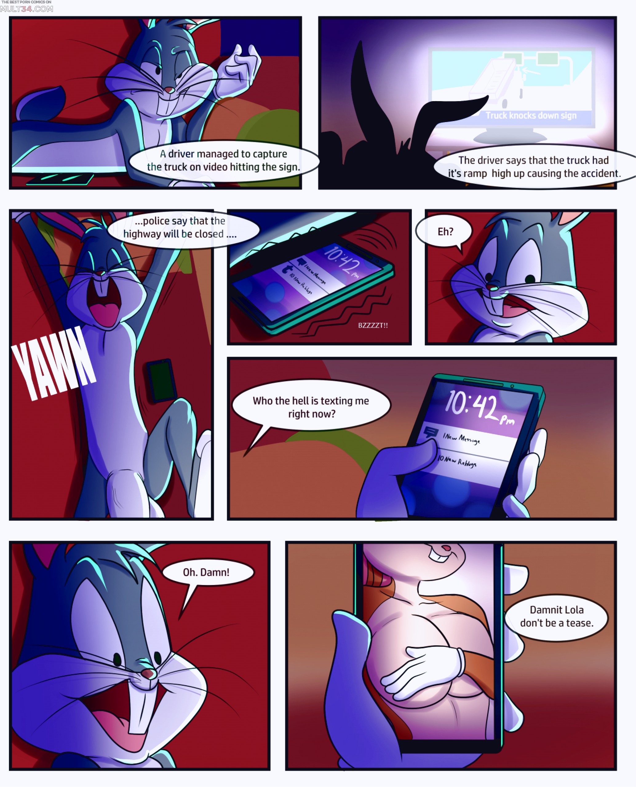 Lola bunny rule 34 comic