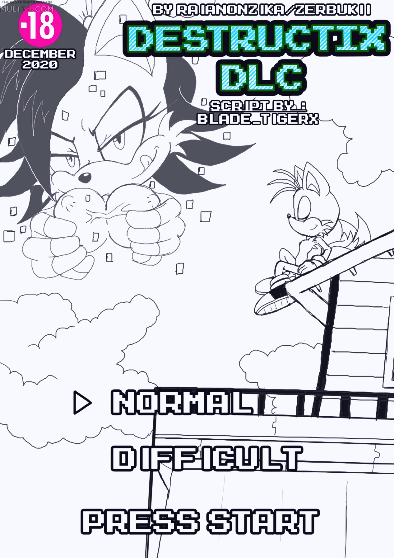 Destructix DLC porn comic page 1 on category Sonic The Hedgehog