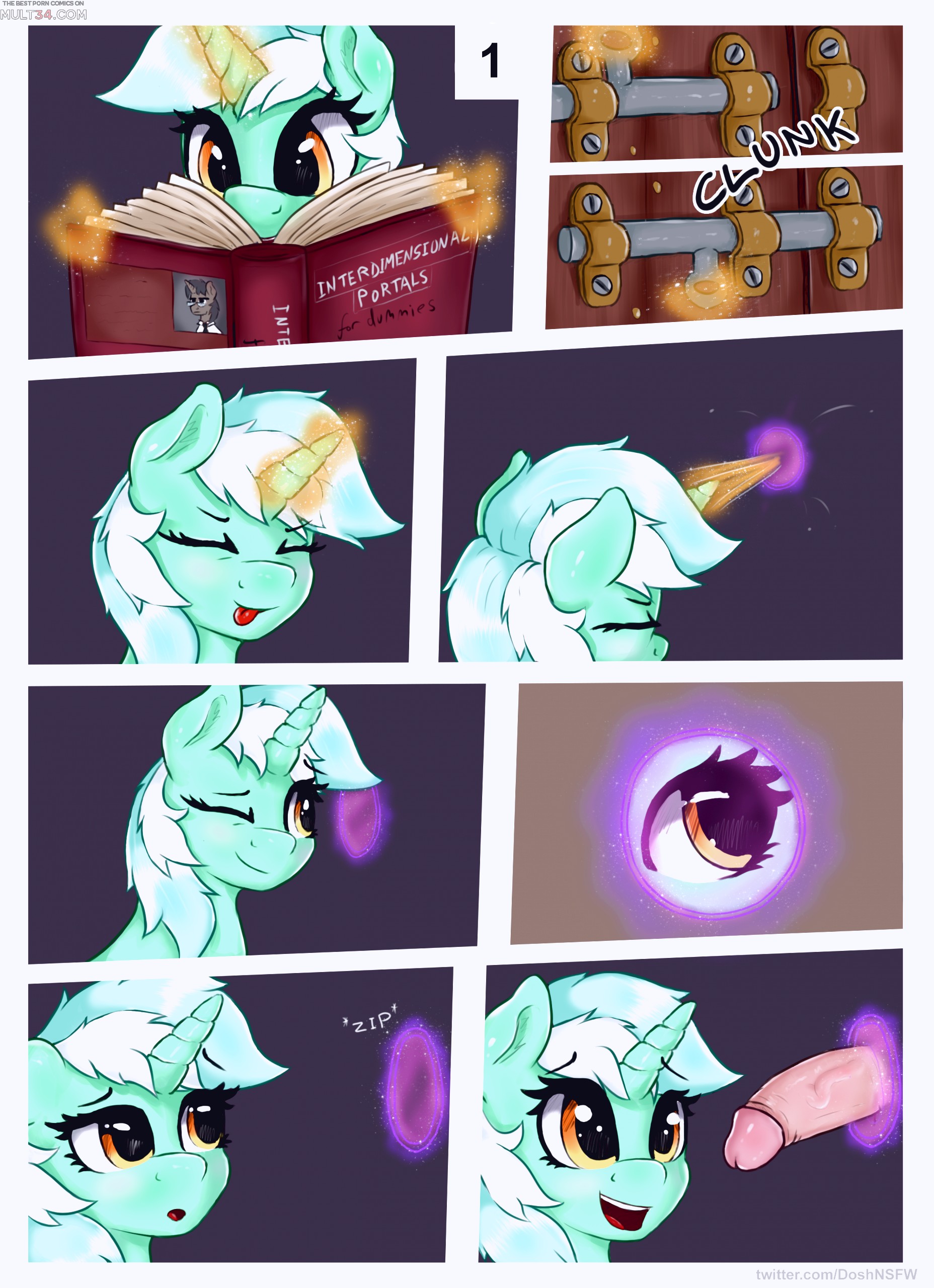 Interdimensional Portals porn comic page 1 on category My Little Pony