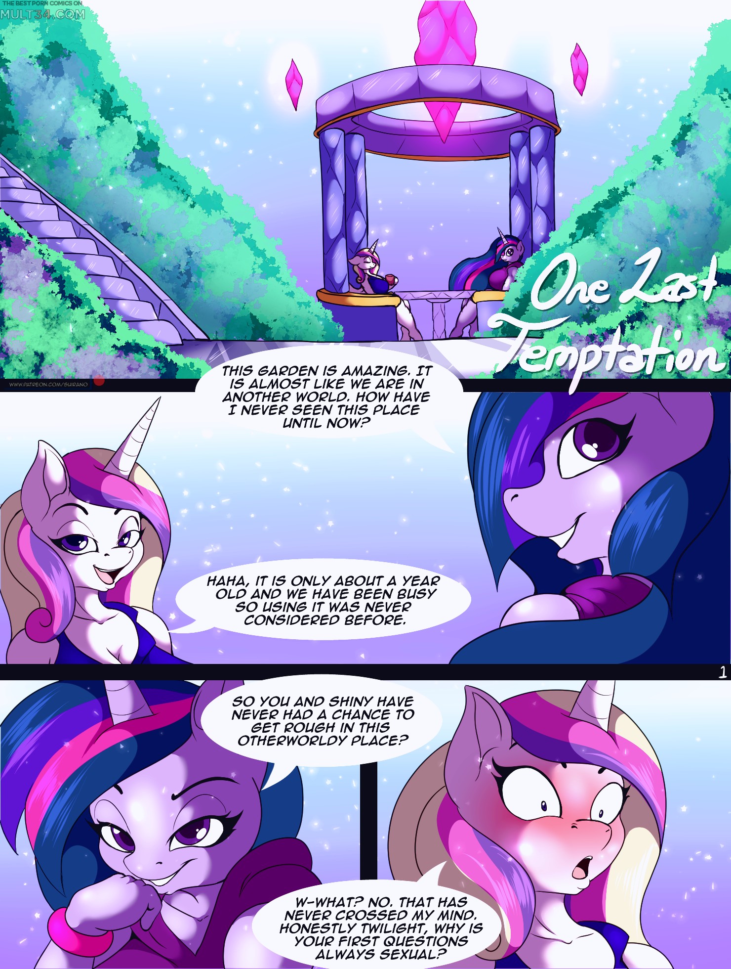 One Last Temptation porn comic page 1 on category My Little Pony