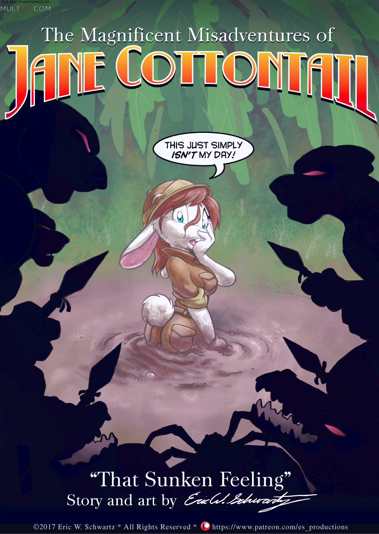 The Misadventures of Jane Cottontail porn comic page 1 on category Tarzan