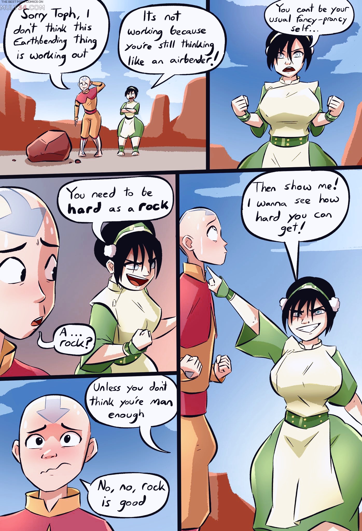 Thic Toph porn comic page 1 on category Avatar: The Last Airbender