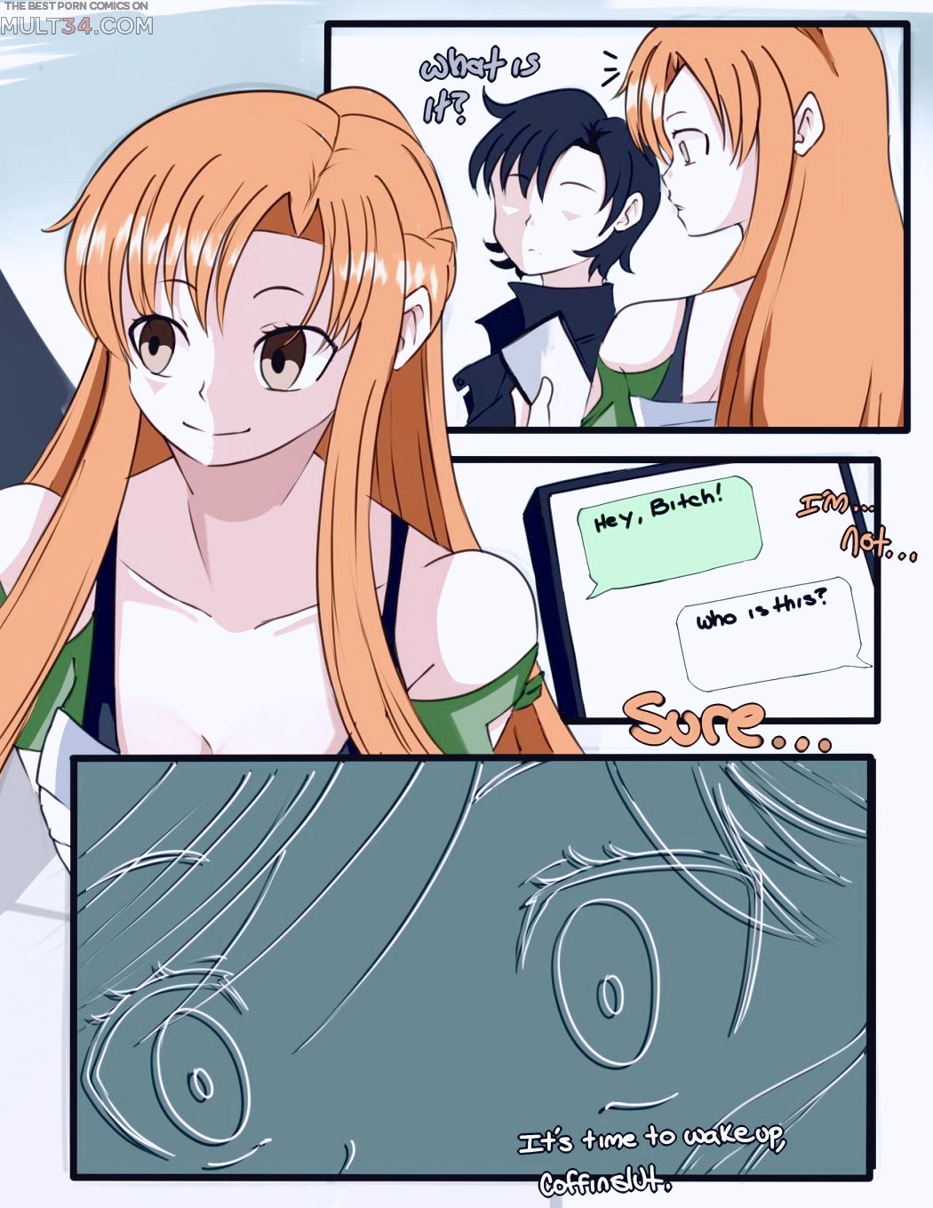 Corruption Online hentai manga page 1 on category Sword Art Online