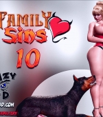 Family Sins 10 3D porn comic page 1