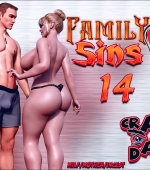 Family Sins 14 3D porn comic page 1