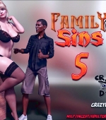 Family Sins 5 3D porn comic page 1