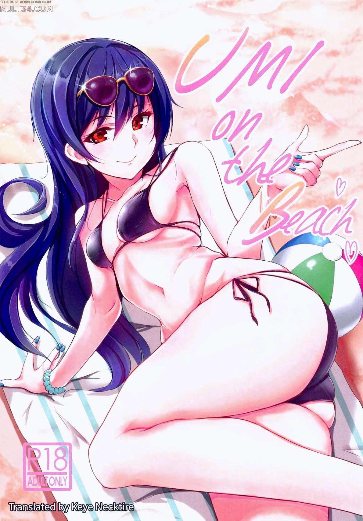 UMI on the Beach porn comic page 1 on category Love Live