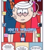 You're Welcome porn comic page 1 on category The Loud House
