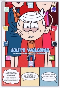 You're Welcome porn comic page 1 on category The Loud House