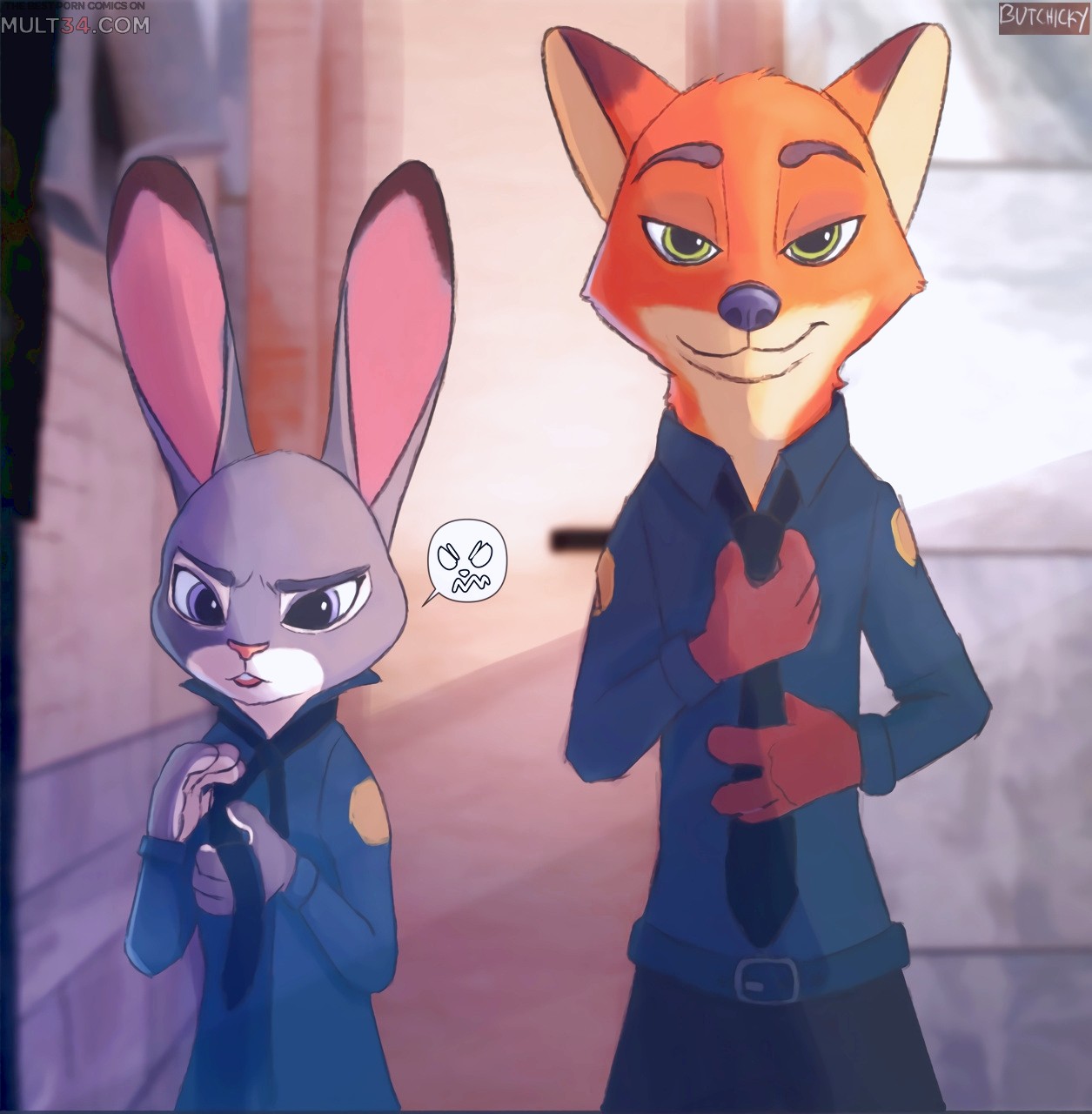 Under Arrest porn comic page 1 on category Zootopia