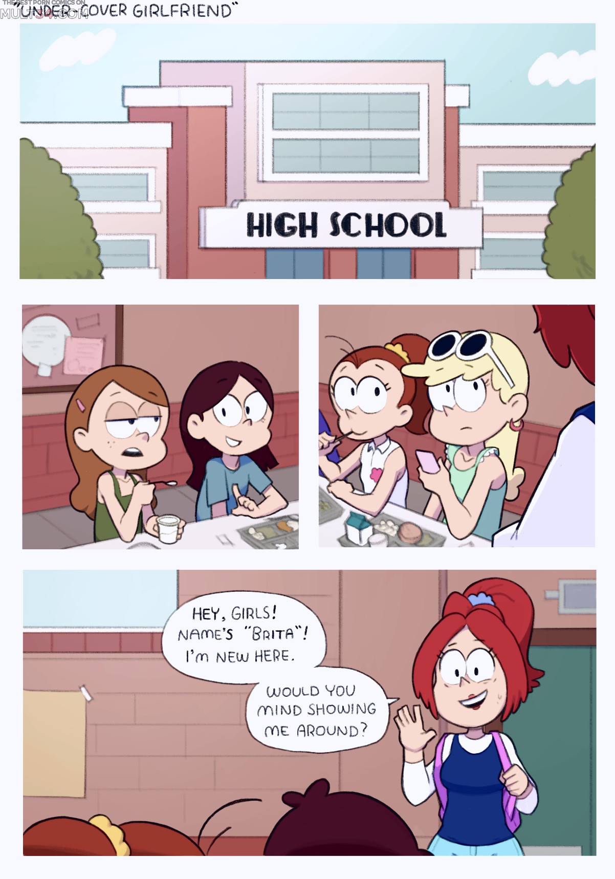 Undercover Girlfriend porn comic page 1 on category The Loud House