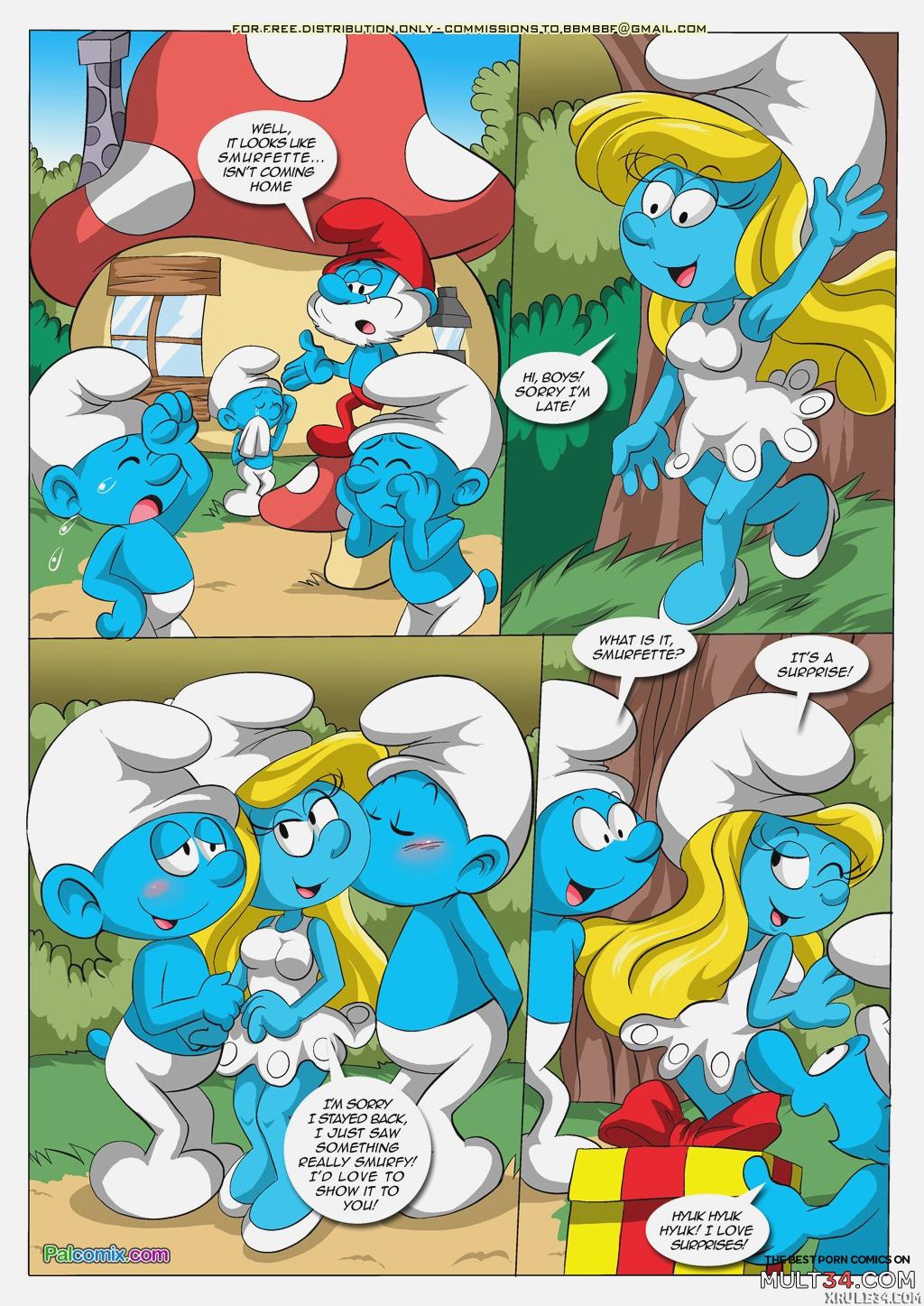 Smurf porn cartoon