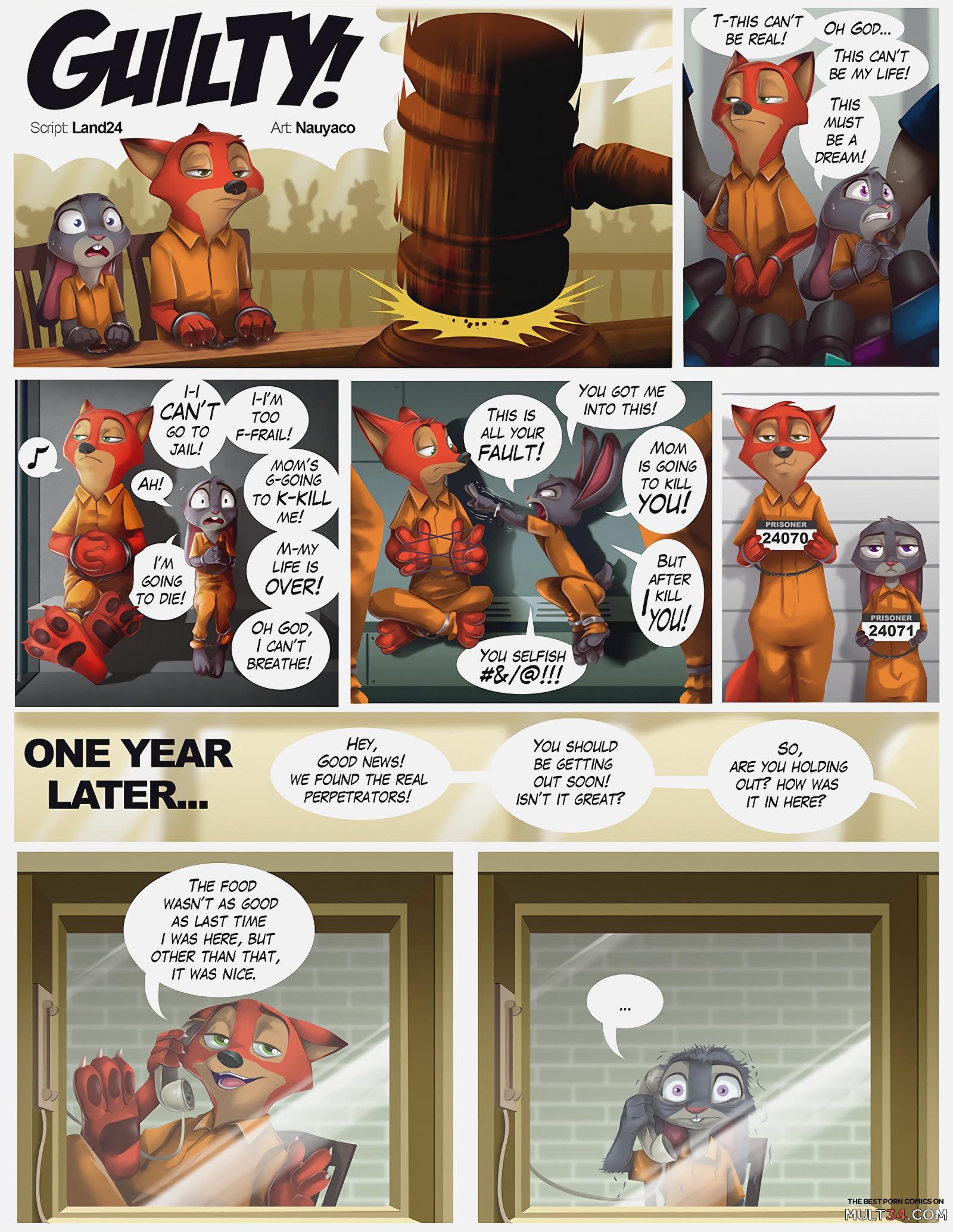 Zootopia comic nick and judy