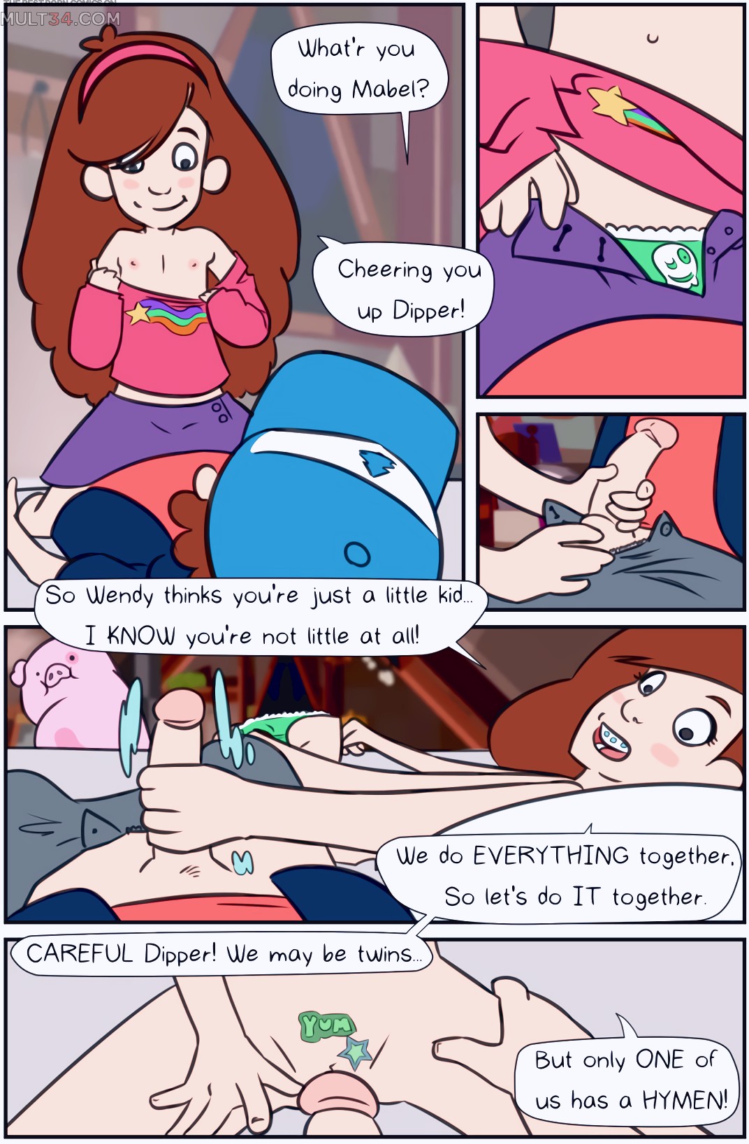 Dipper and mable porn comics