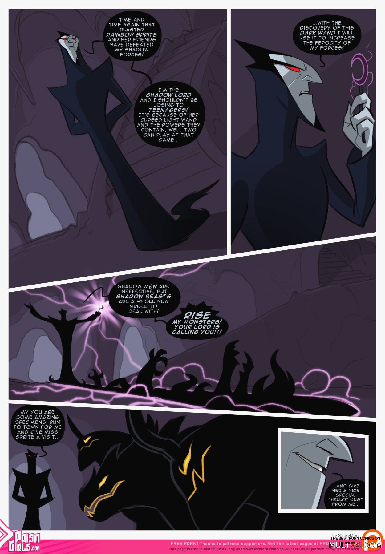 Rainbow Sprite Hunger of the Shadow Beasts page 2