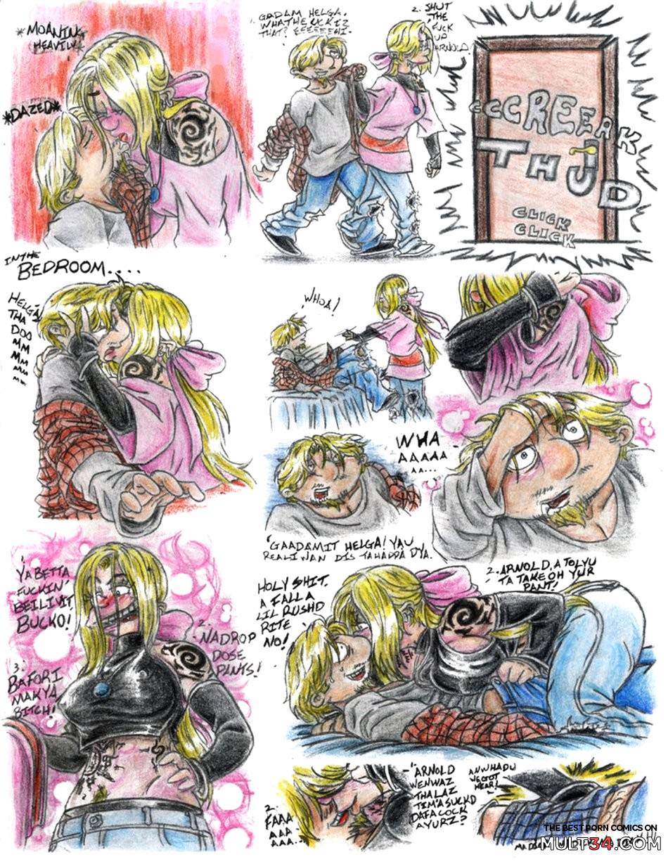 A drunk night with Arnold and Helga page 2