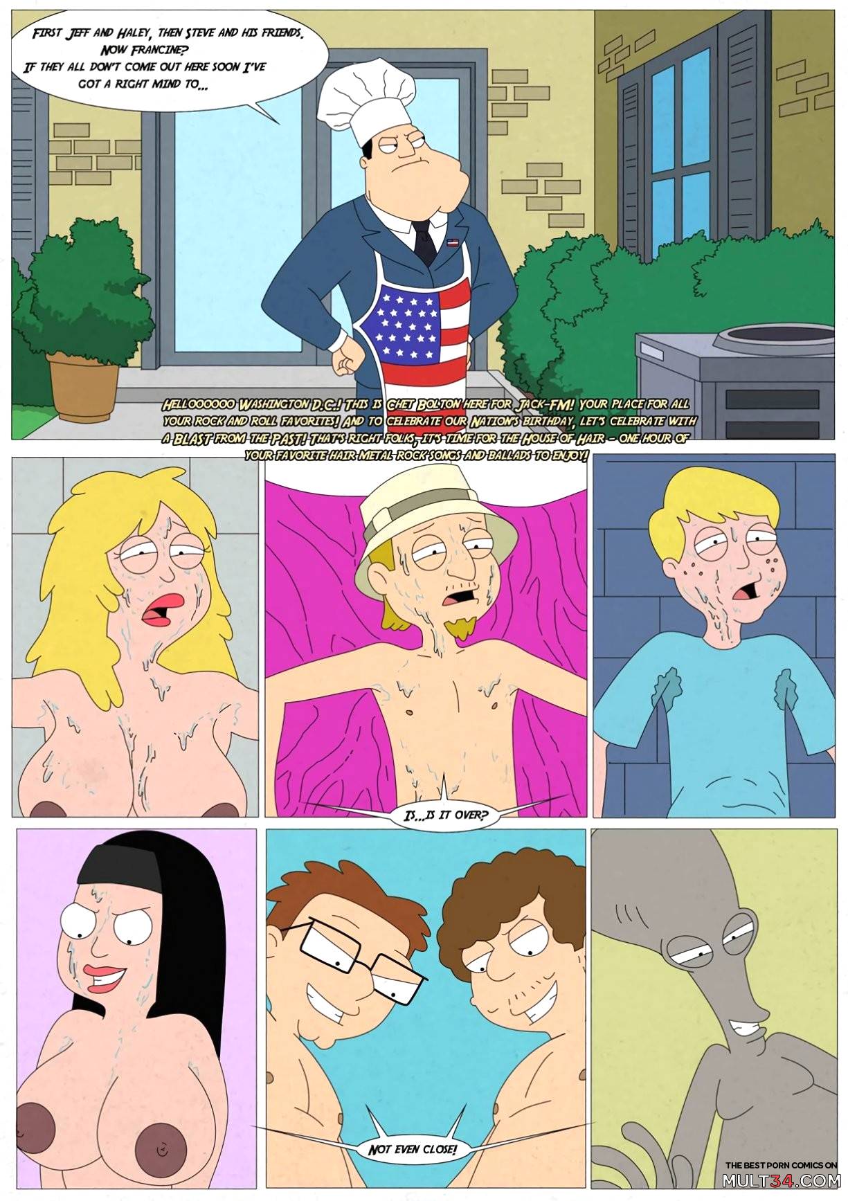 American Dad! Hot Times On The 4th Of July! page 18