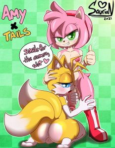 Amy x Tails page 1