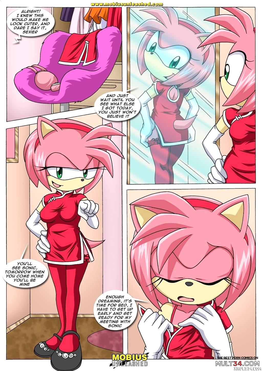 Sonic amy rose porn comic