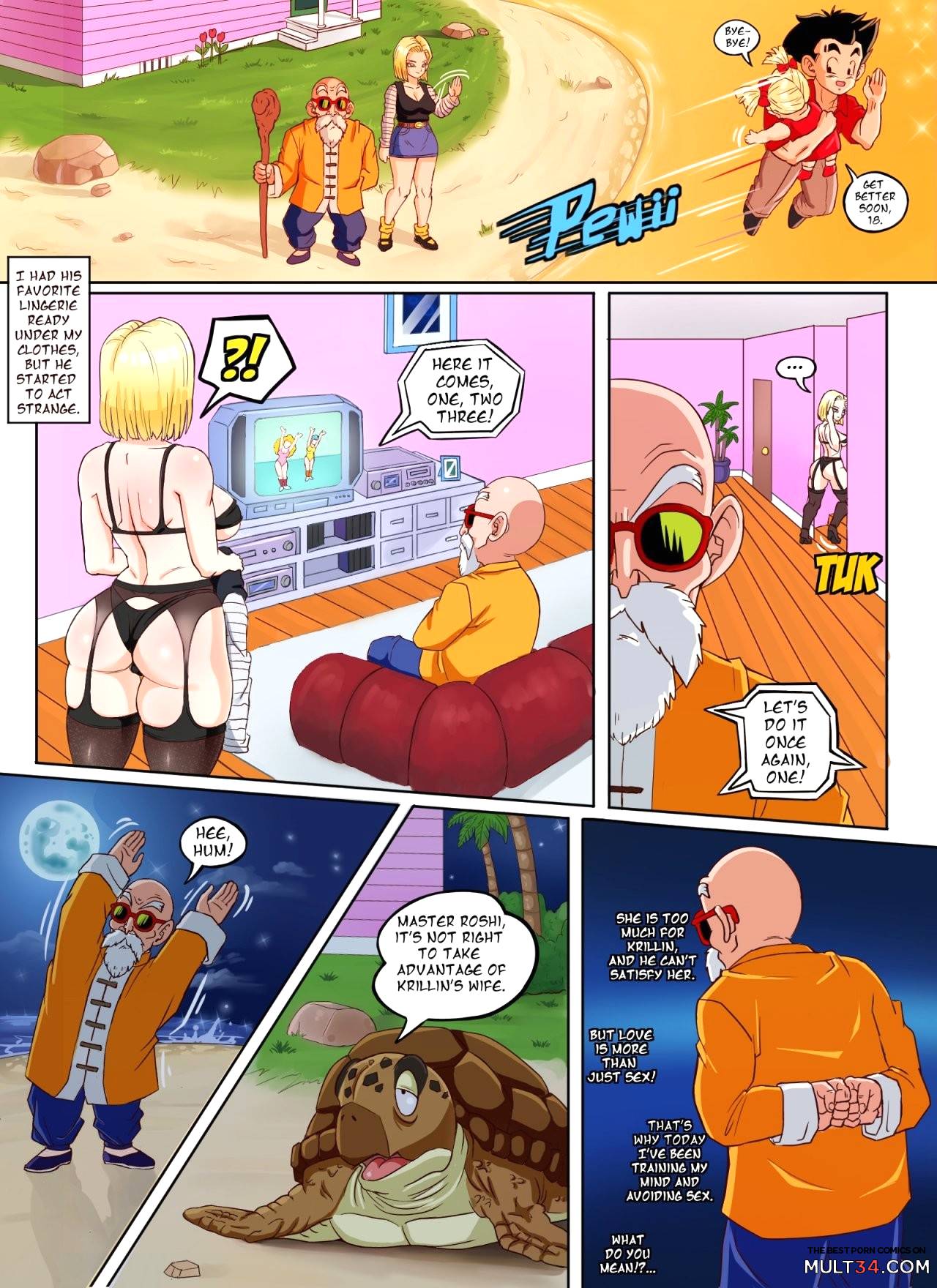 Android 18 & Master Roshi page 17