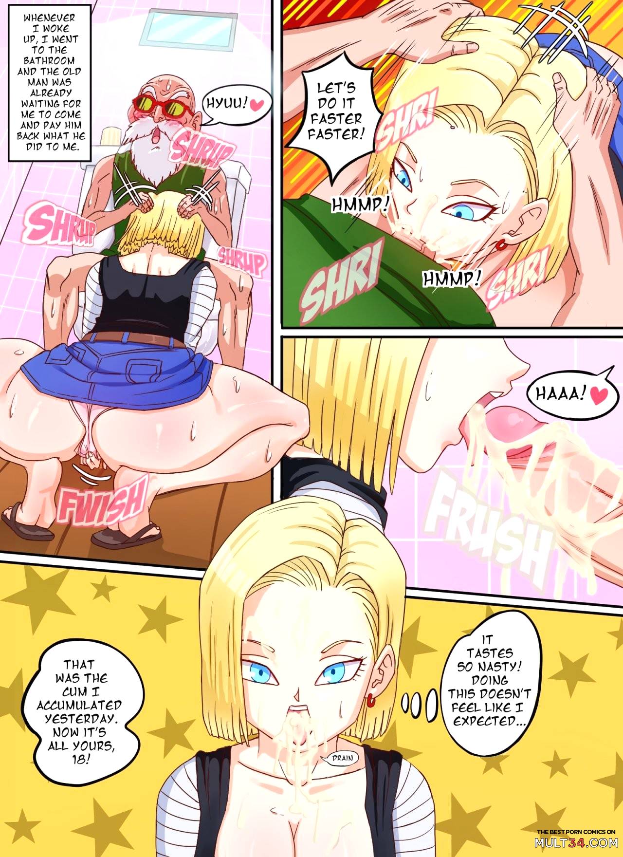Android 18 & Master Roshi page 6