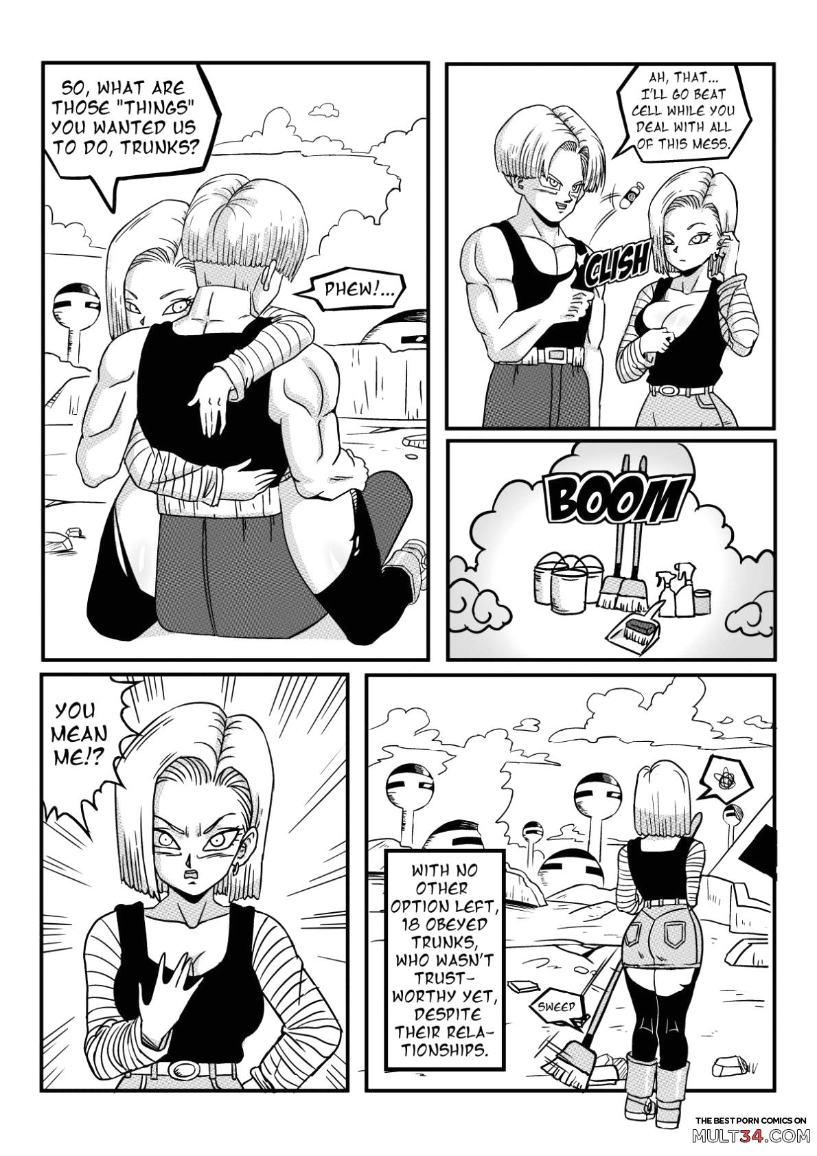 Trunks Android 18 Porn Comic - Android 18 Stays in the Future porn comic - the best cartoon porn comics,  Rule 34 | MULT34