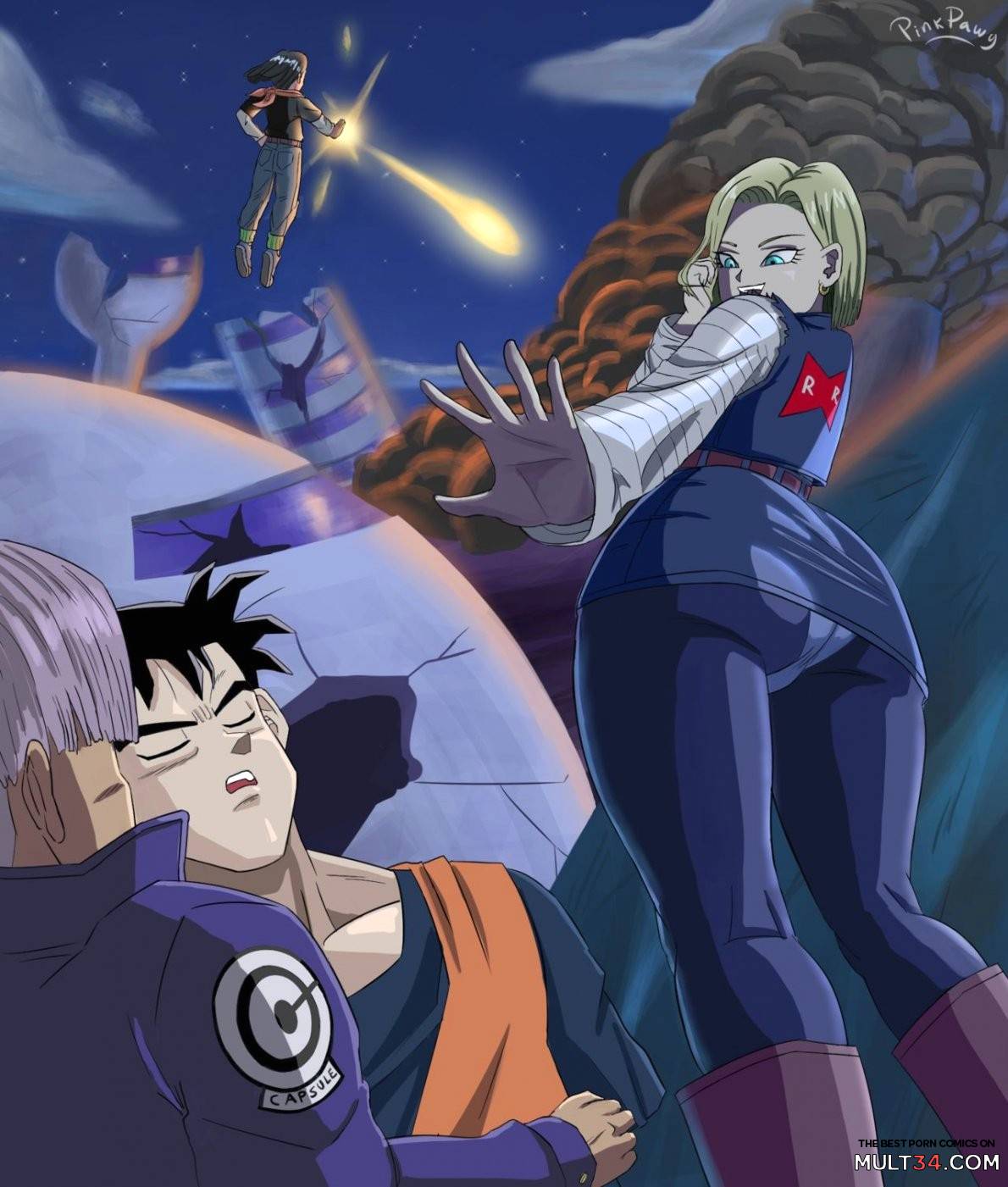 Android 18 Stays in the Future page 13