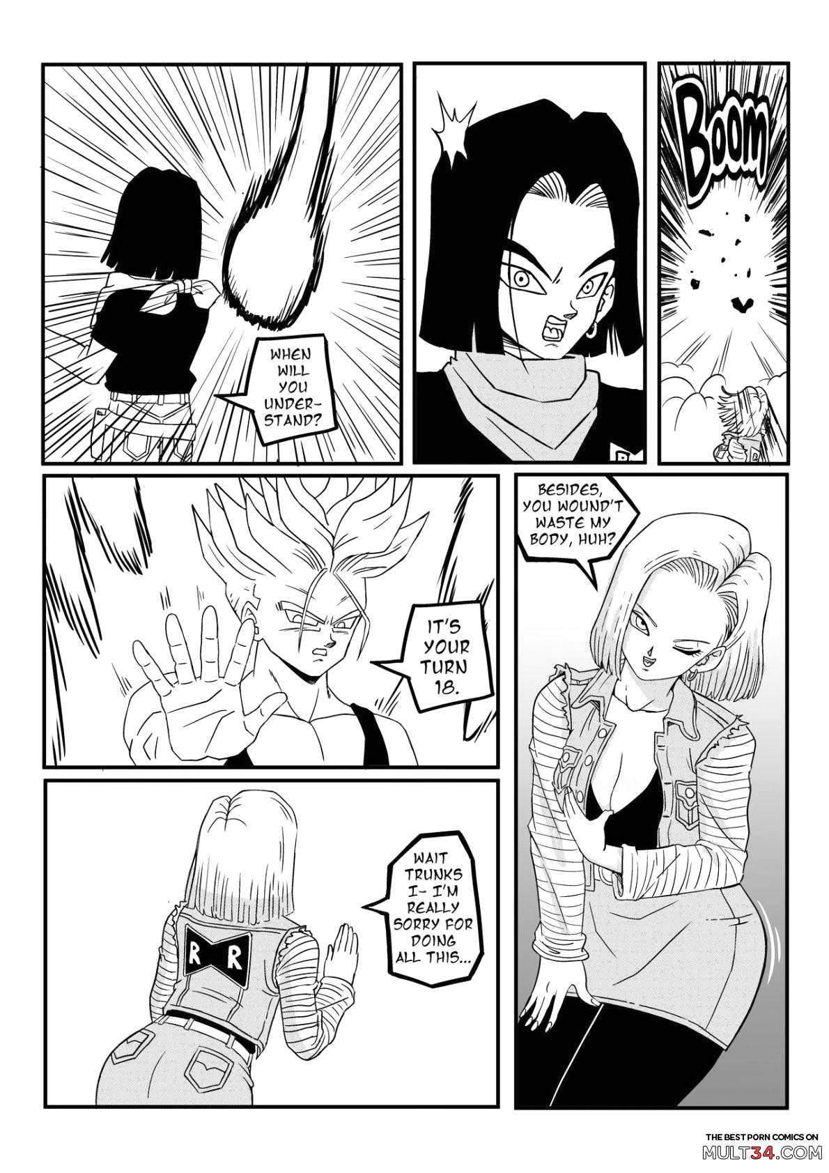Android 18 Blowjobs - Android 18 Stays in the Future porn comic - the best cartoon porn comics,  Rule 34 | MULT34