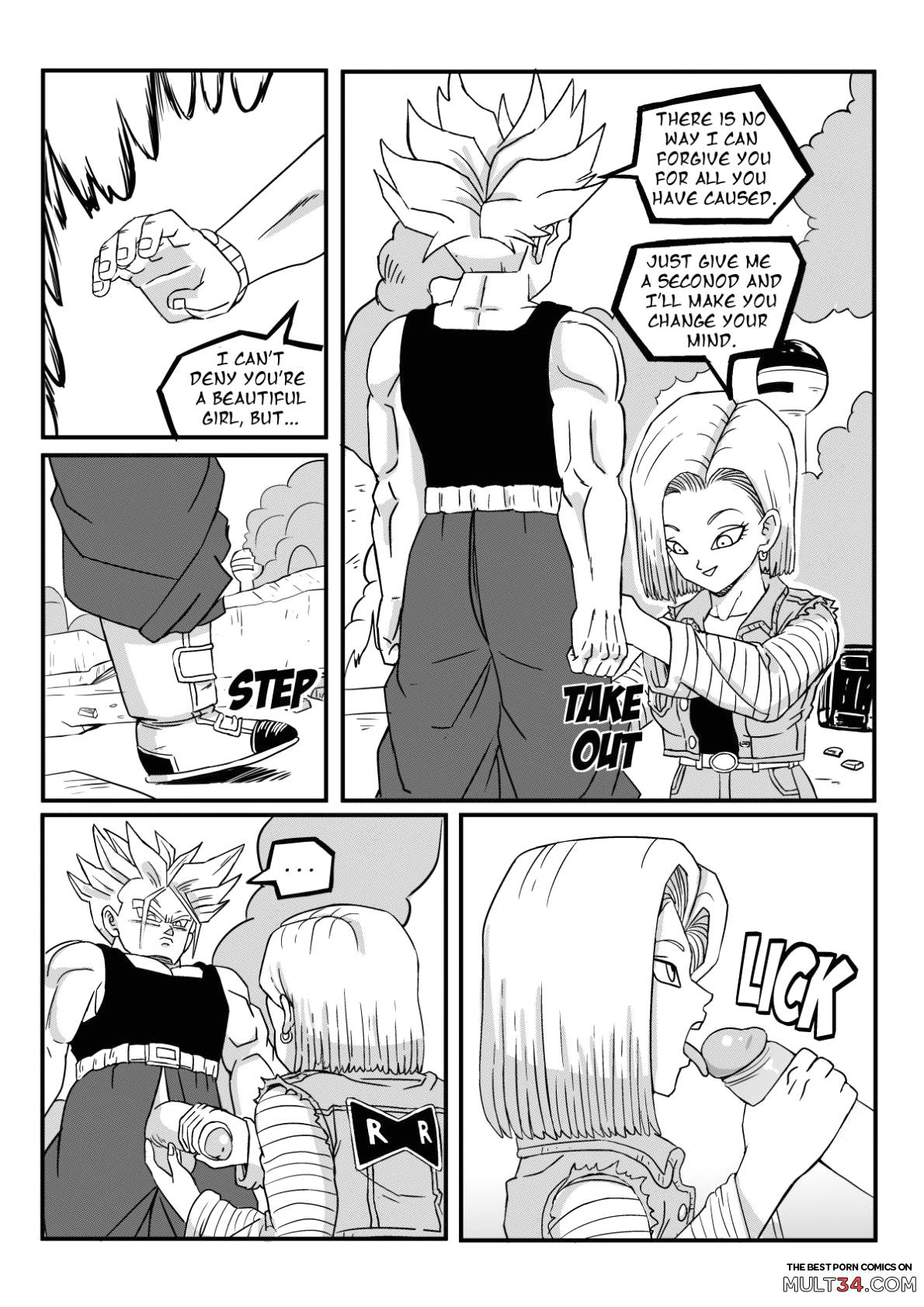Android 18 Stays in the Future page 3